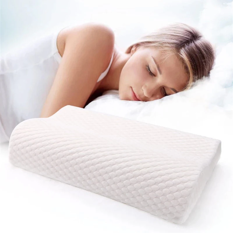 

Memory Foam Neck Pillow Orthopedic Cervical Coccyx Massager Pillows For Sleeping Slow Rebound Health Care Pain Release Bedding