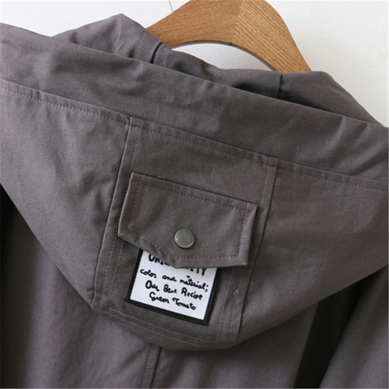 Новинка 2019 Корейская куртка размера плюс весна-осень Повседневная Женская выше