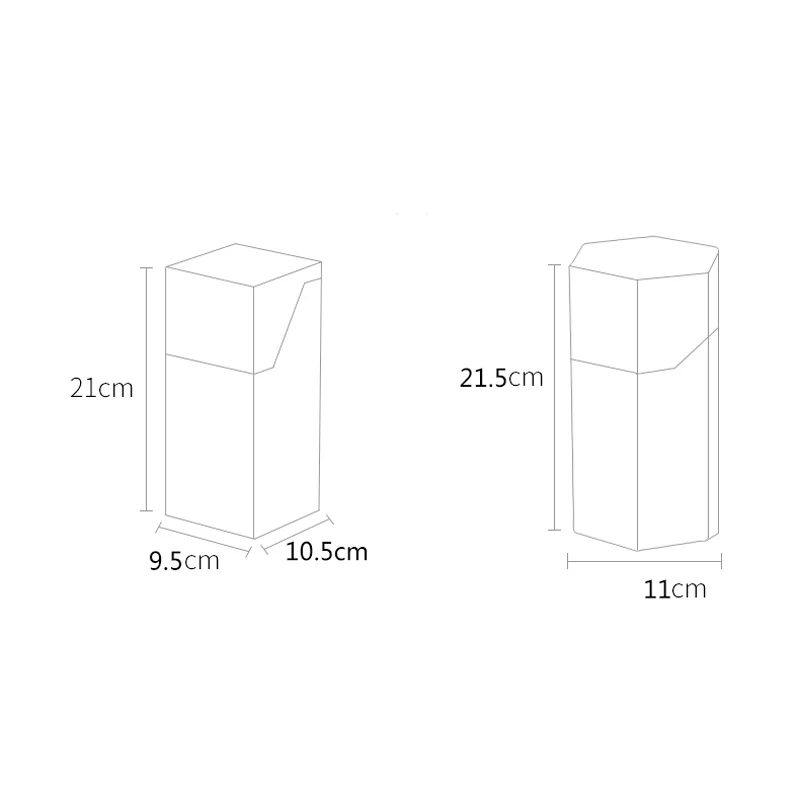 Прозрачный стеклянный пылезащитный органайзер для макияжа туалетный столик