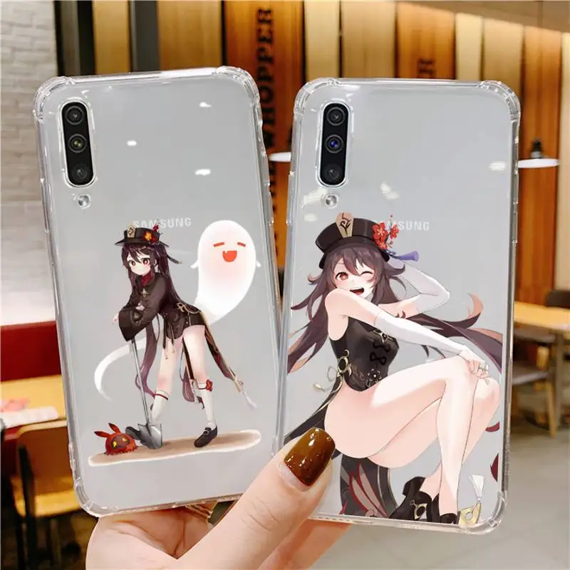 

Genshin Impact Hu Tao Phone Case For Xiaomi Mi 11 Ultra Lite 10 Redmi Note 9 8 7 9a K30S K40 Pro Transparent Coque
