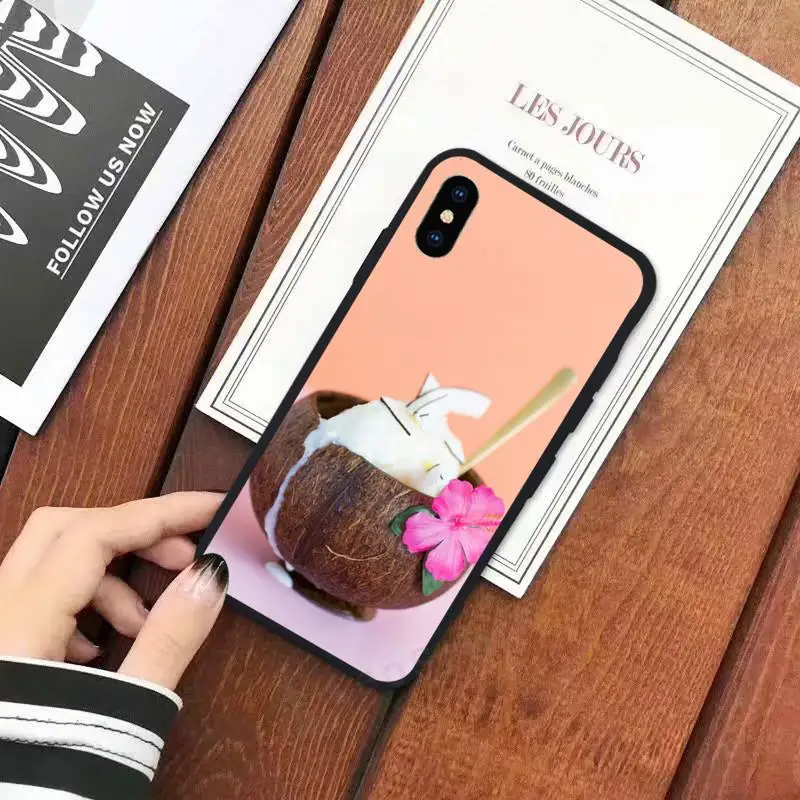 

coconut summer fruit Phone Case for iPhone 11 12 mini pro XS MAX 8 7 6 6S Plus X 5S SE 2020 XR luxury cover funda