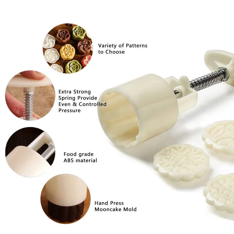 Все виды форм для лунного торта Пластиковые Кондитерские плунжеры ручного