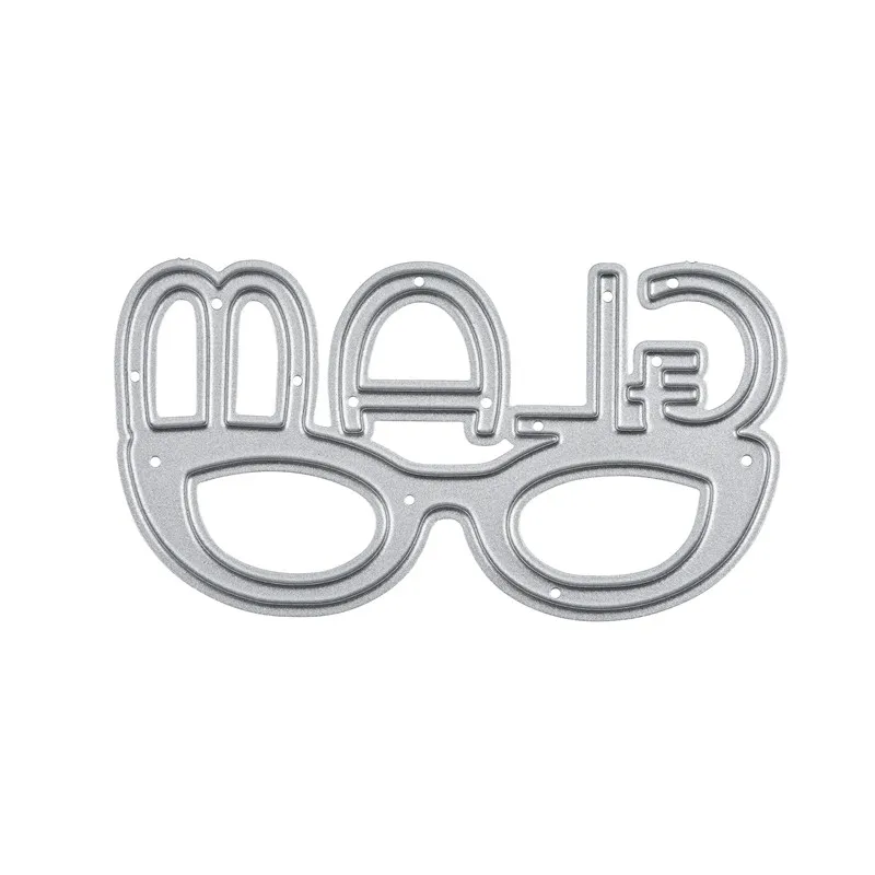 YaMinSanNio Гламурные очки металлические режущие штампы для скрапбукинга фотоальбома