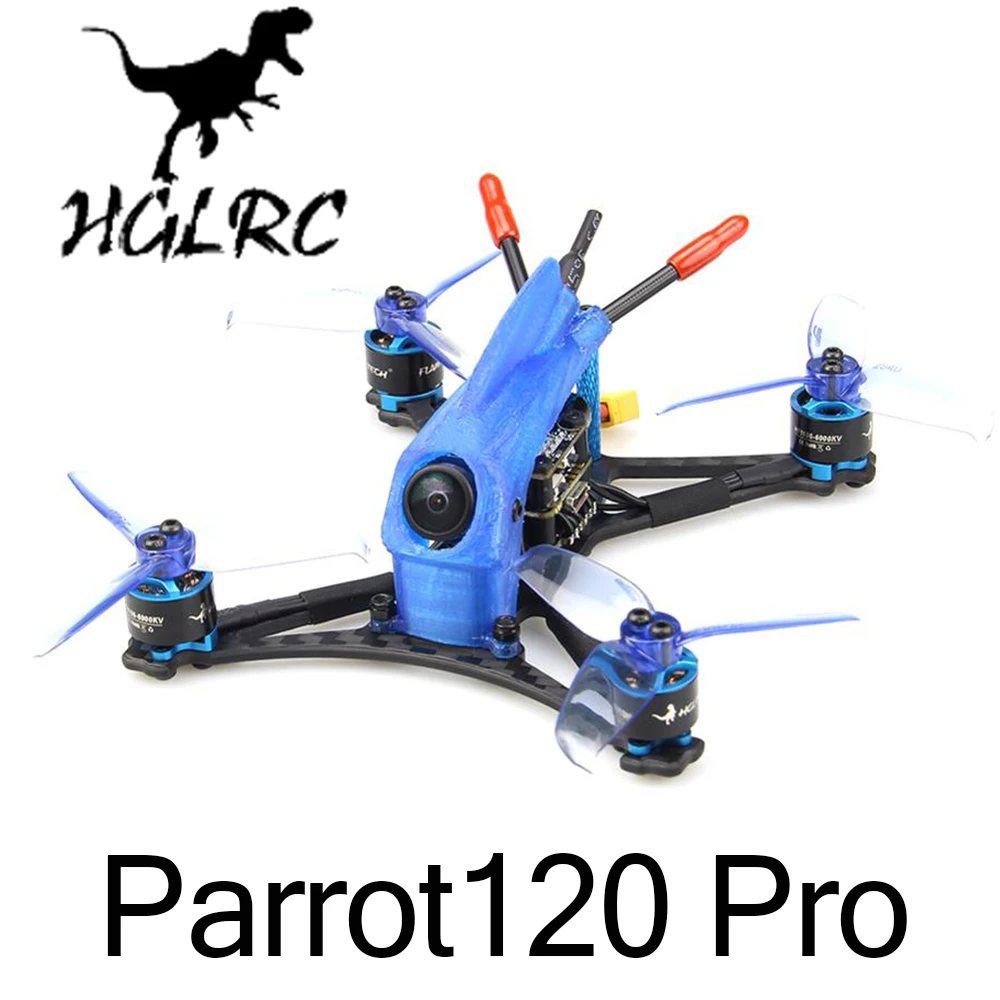HGLRC Parrot120 Pro 120 мм F4 зубочистка FPV гоночный Дрон PNP BNF w/ 1106 мотор Caddx.us Turbo Eos2 Flysky