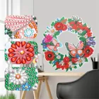 Набор для алмазной живописи, венок с бабочками, 1 комплект, товары ручной работы высокого качества, картины для украшения стен дома