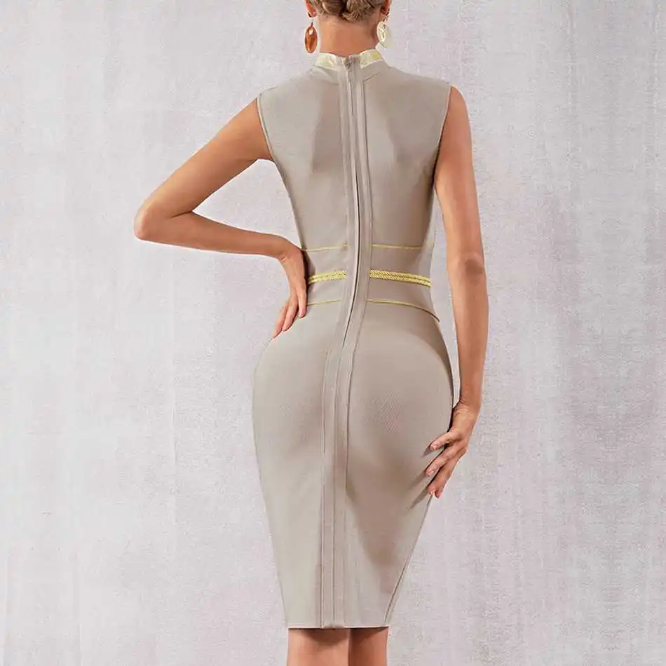 Женское Бандажное платье без рукавов Seamyla вечерние облегающие платья