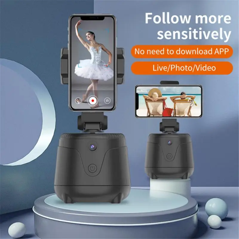 

Auto Face Tracking Gimbal Stabilizer Smart Shooting Holder 360° Rotary Phone Gimbal For Live Vlog Video Recording Selfie Stick