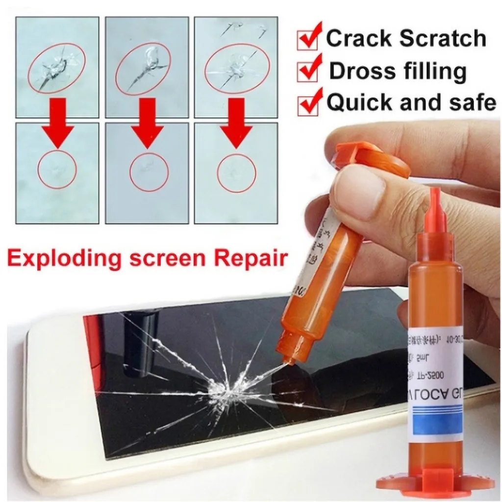 5ml UV Glue Adhesive Universal Iphone Samsung Cell Phone Broken Screen Repair Tool for Glass Windows Crack Qucikly - купить по