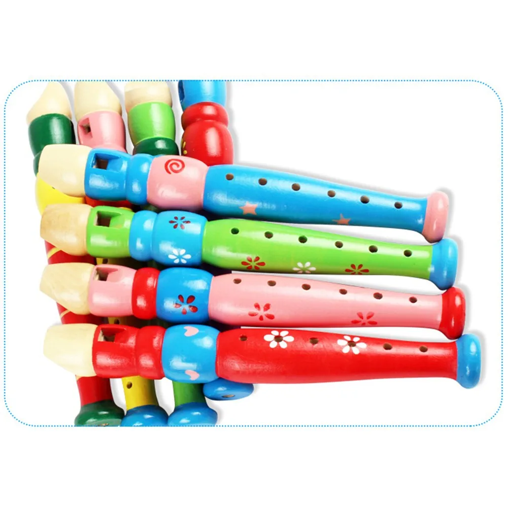 Цветные деревянные канавки красивый звук с 6 отверстиями | Спорт и развлечения