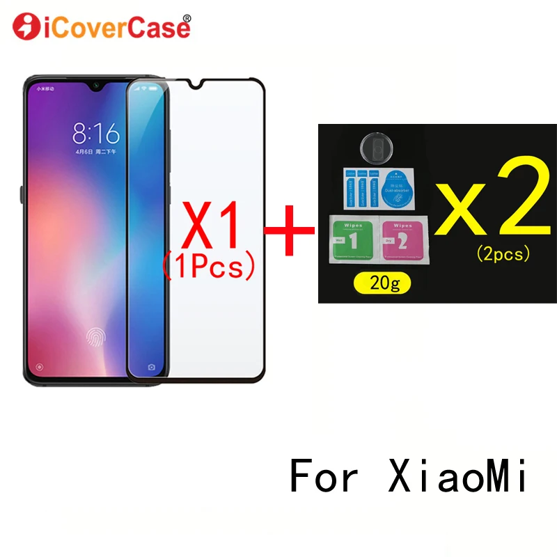 Both 2 шт., 9H пленка для камеры из закаленного стекла и переднее стекло для Xiaomi Mi 8 SE 9 Lite Pro Explorer чехол, Защитная пленка для задней камеры мобильного телефона - Цвет: Both