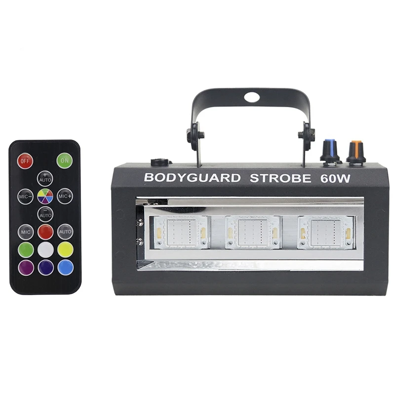 40 Вт Rgb Вспышка Рождественский проектор стробоскоп светильник лампа Звуковое