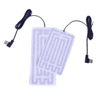 Зимние стельки с подогревом, 1 пара, теплые стельки для зимы с подогревом по USB