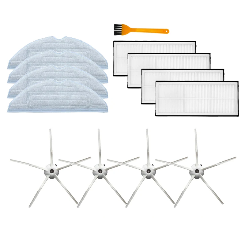 

Запчасти для пылесоса Xiaomi Roborock T7 T7Plus S7, боковая щетка, HEPA фильтр, тряпка, тряпка