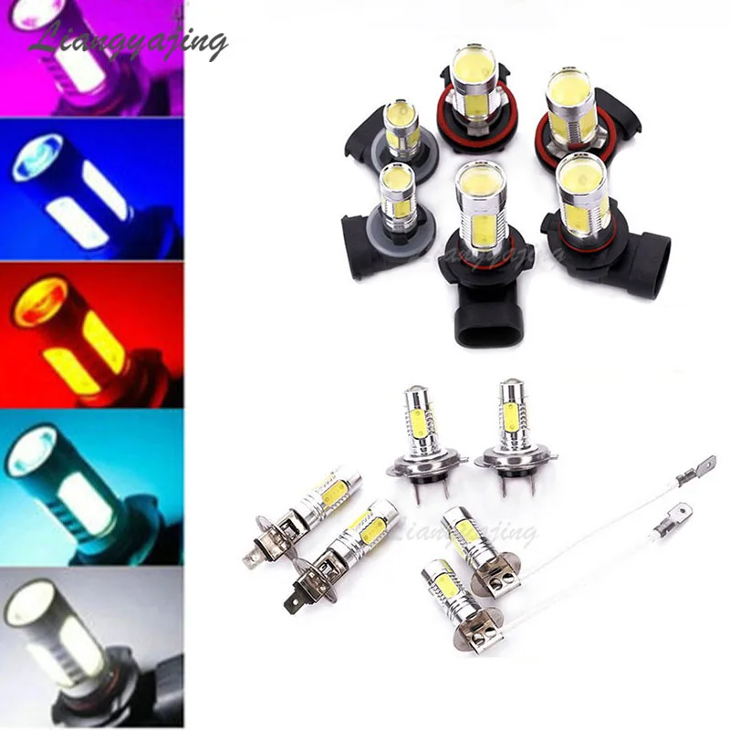 2 шт. светодиодный противотуманный светильник H11 H8 H1 H3 H7 9005 9006 HB4 HB3 880 881 H27