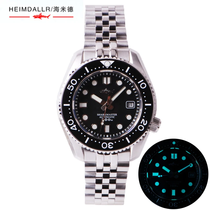 

Heimdallr SBDX001 Watch Men Automatic Business Watch BGW-9 Luminous Hands 20bar Waterproof Dive Mechanical Wristwatch