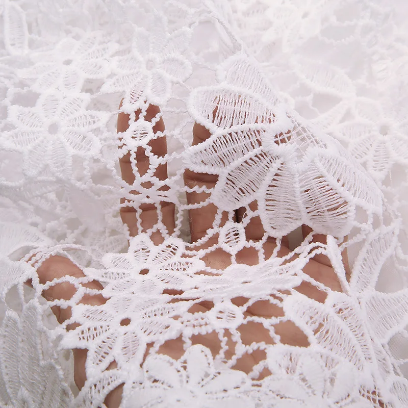 

Women Lace Blouse Casual Flare Sleeve Tops 2021 VONDA Sexy V Neck Hollow Out Blouse OL Office Tops