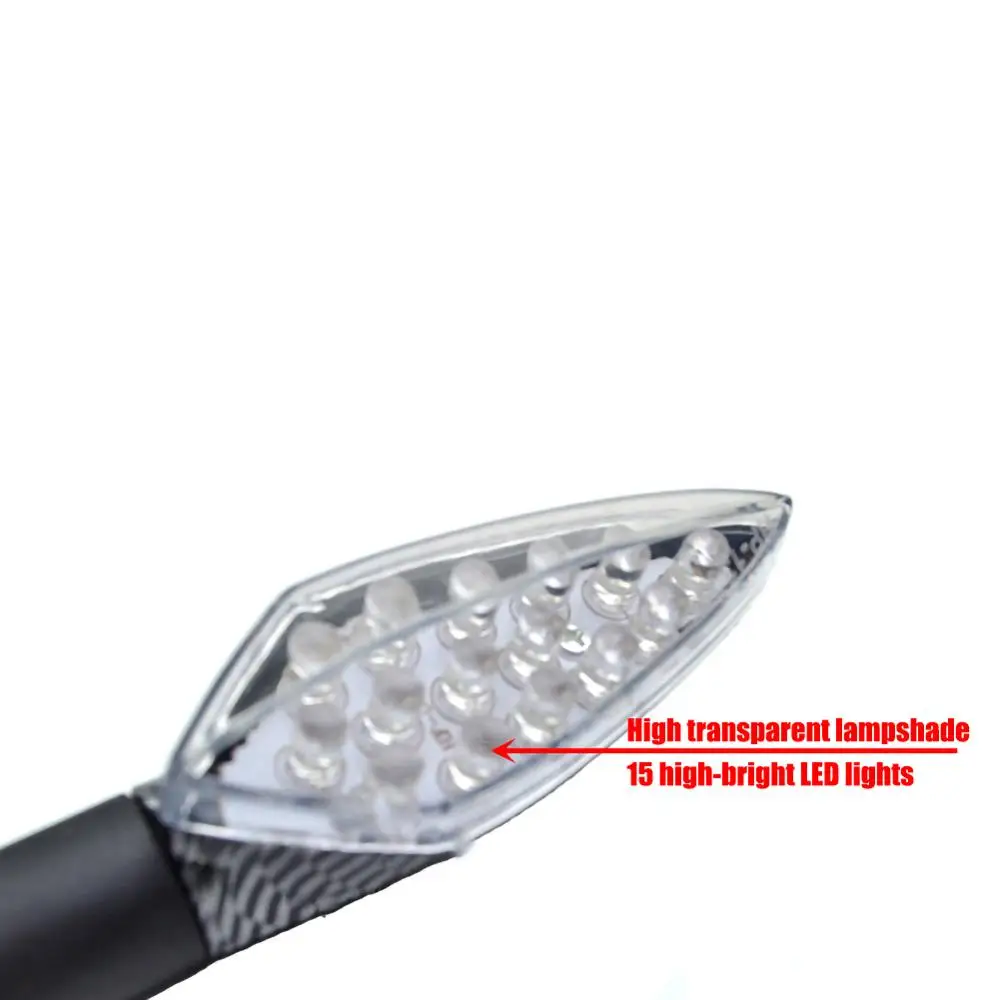 2 шт 12V мигалка мотоцикла светодиодный индикатор Сигналы поворота 16 Светодиодный