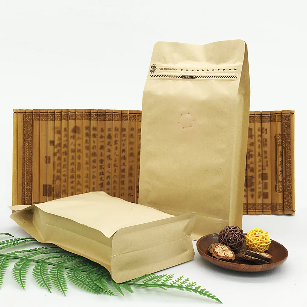 

Heat Sealable Zip Storage Bag Stand Up Pouch Bag Kraft Pouch Bag Food Storage BagReusable Lock Pouch Bag Safe Durable DIY Home