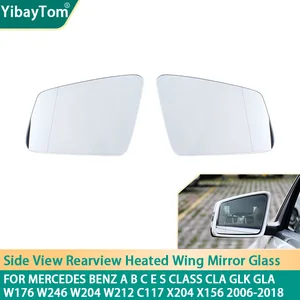 side view rearview heated replacement mirror glass for mercedes benz w221 w204 c216 c207 w207 w212 c218 w246 w176 x164 x204 free global shipping