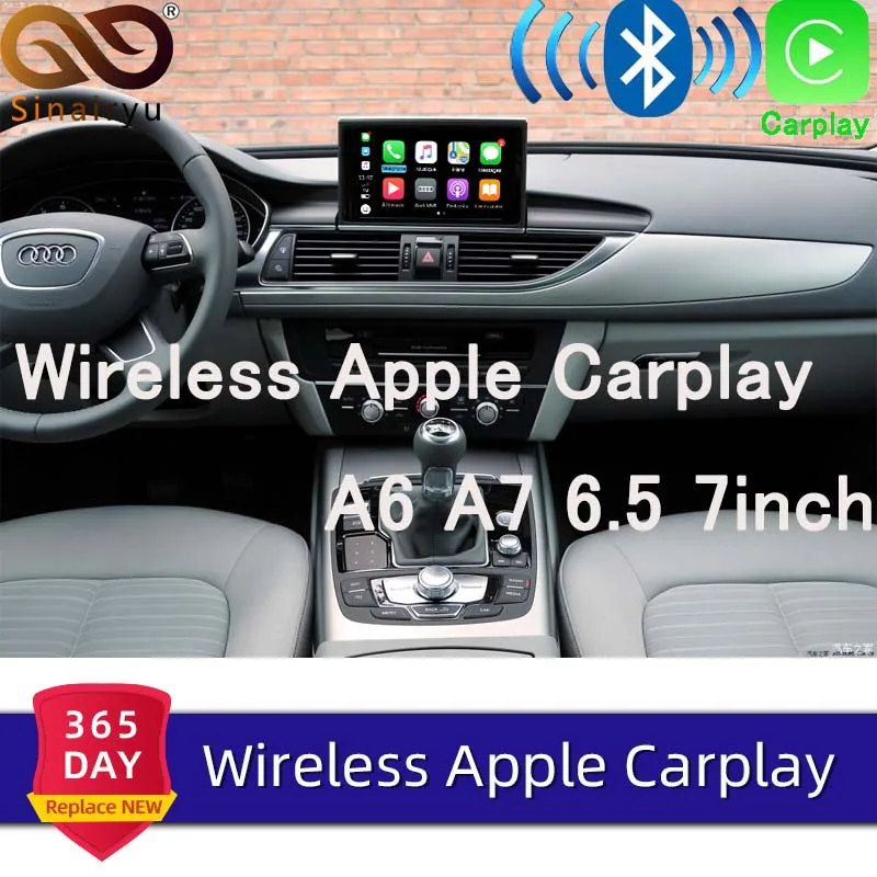 2020 беспроводной CarPlay для Audi A6 A7 C7 MMI 3g/3g + интерфейс MuItimedia и Android автоматический