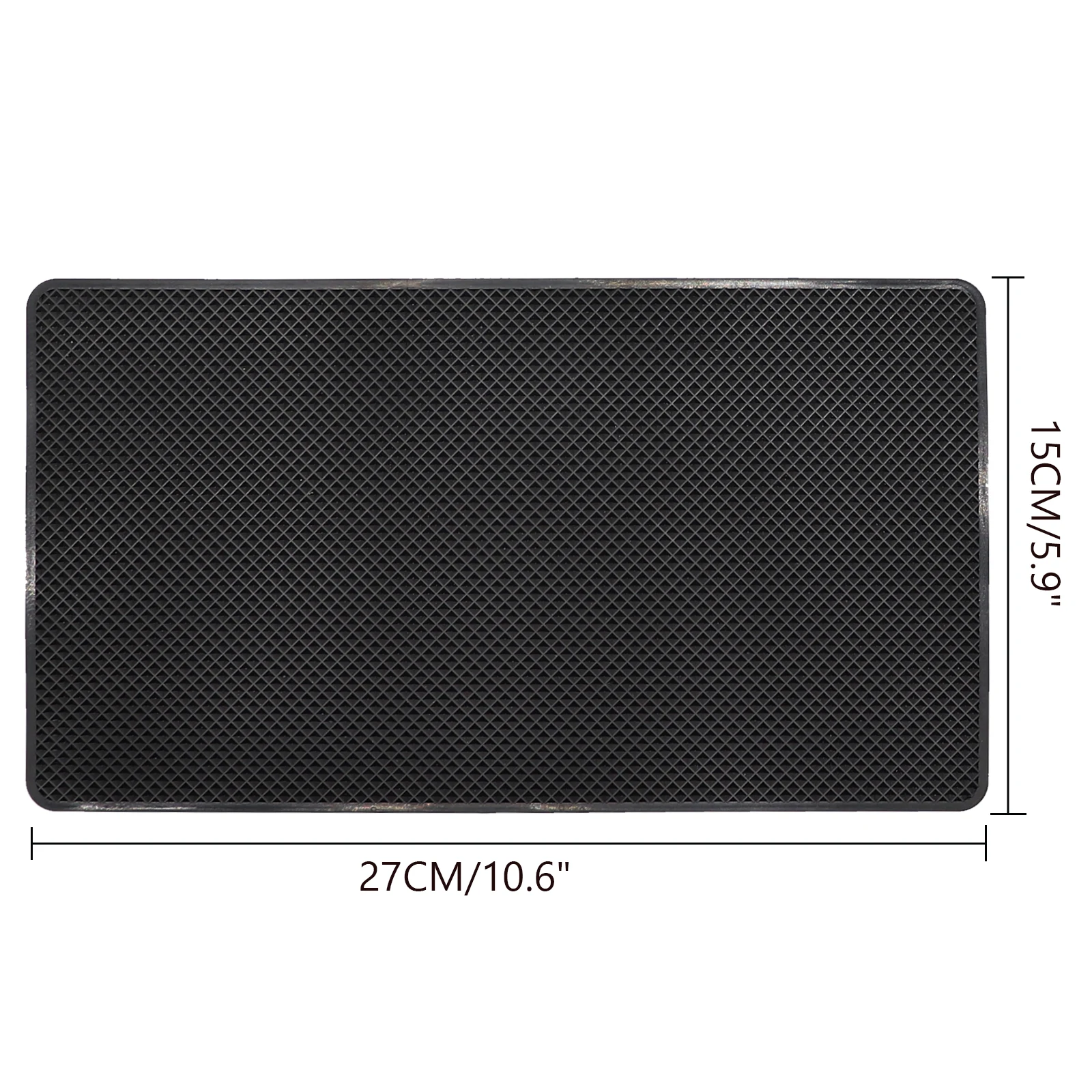 Универсальный автомобильный антискользящий коврик для приборной панели авто с множеством функций для GPS, телефона, ключей и монет, держатель на клейкой геле без подставки.