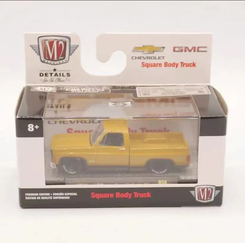 

Машины M2 1/64 1973 Chevrolet Cheyenne 10 Коллекционная модель diecaste из сплава