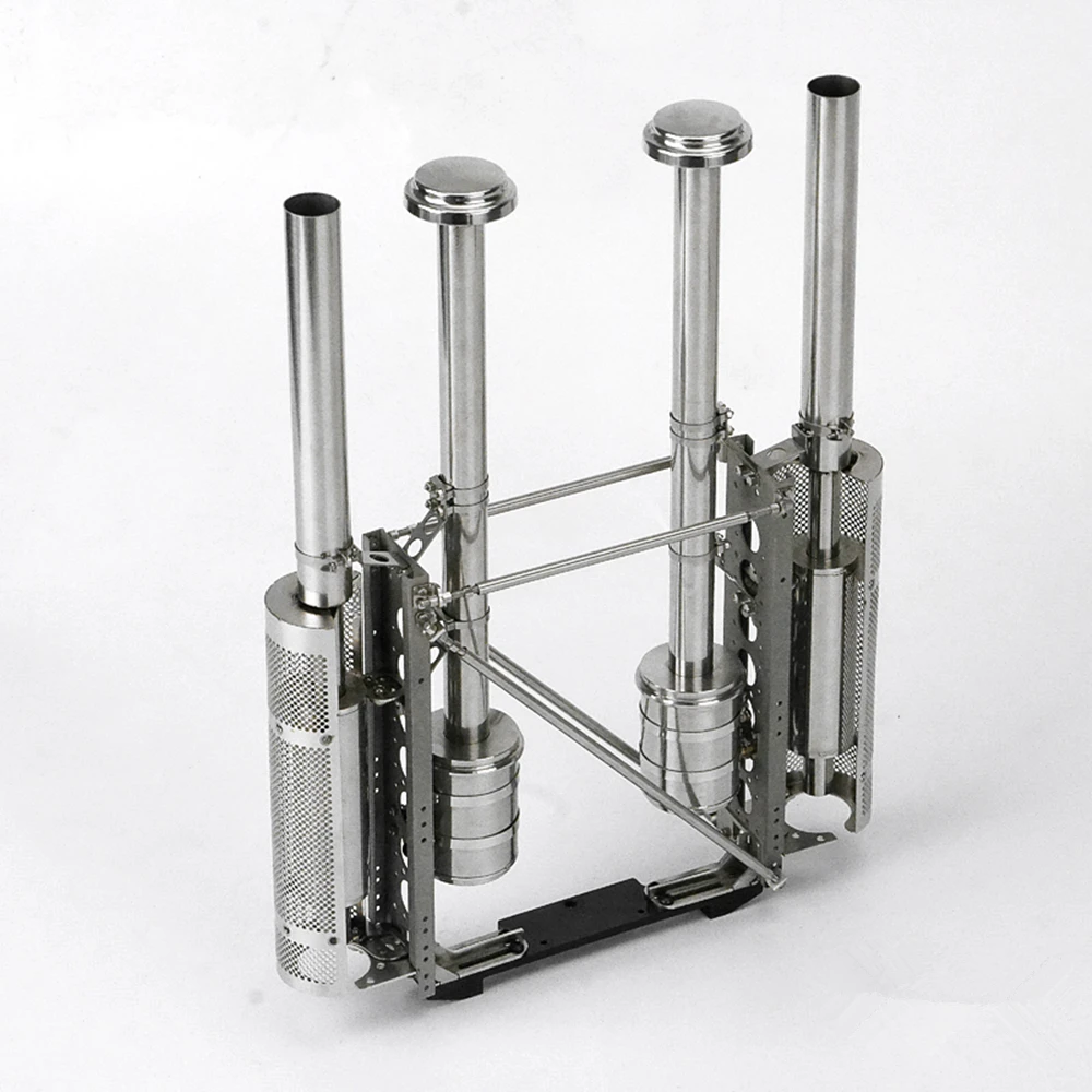 

1/14 Rc American Truck Air Filter Exhaust Pipe Assembly Set For Tamiya Tractor king Globe Line 6x4