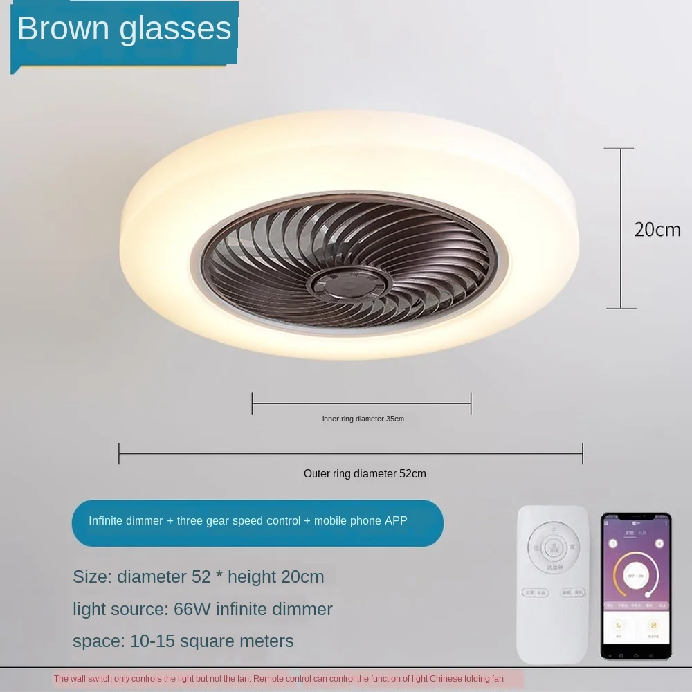 

smart ceiling fan light rooftop fans with lights remote control bedroom decor lighting lamp bedroom ventilator Bluetooth Silent