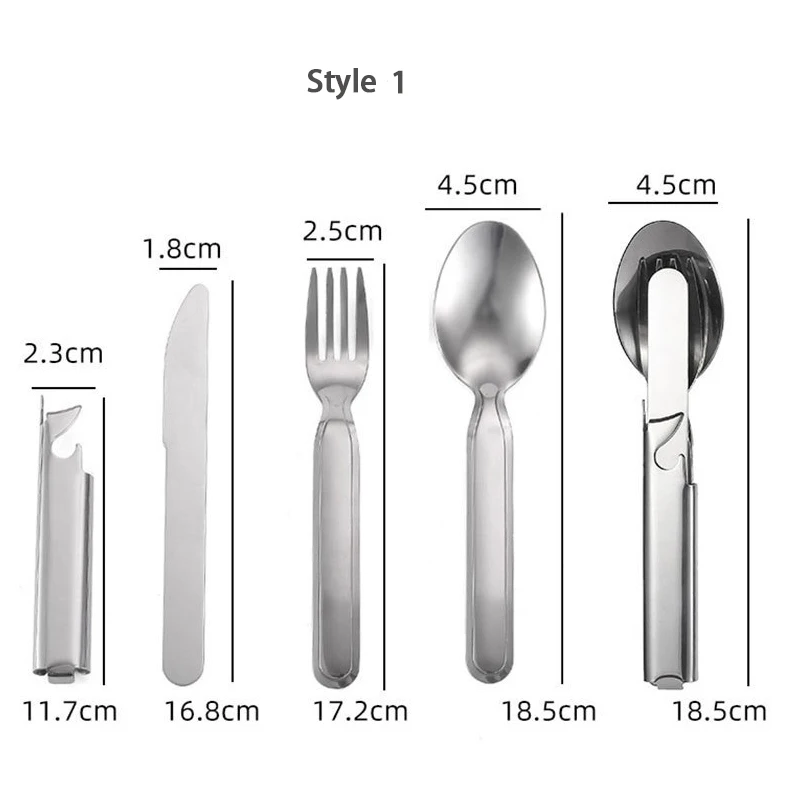 

Luxury Cutlery Set Stainless Steel Dinner Set Tableware Christmas Gift Flatware Set 5 Piece Portable Fork Spoon Knife Set Travel