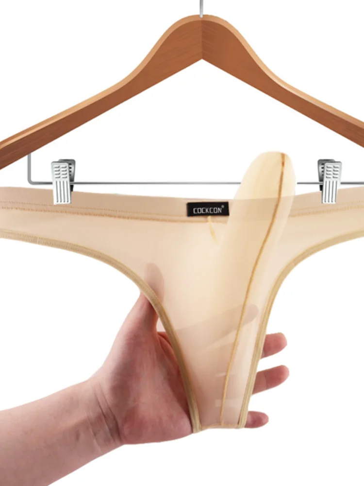 

Men's Fun Underwear Show JJ Set Sexy Transparent Men's Thong Elephant Underwear Gay Lovers Passion SM Sexy Men Underwear