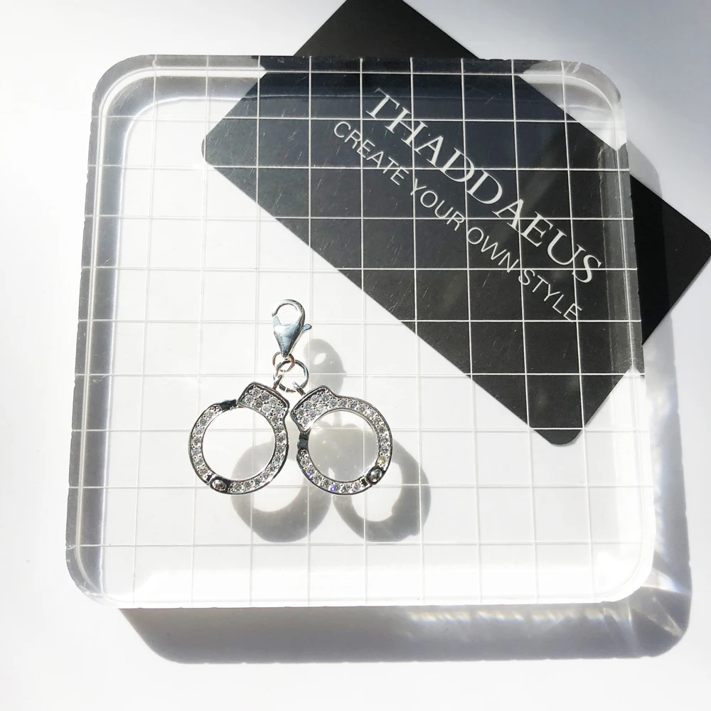 Подвеска с наручниками Весенняя мода 2020 очаровательные украшения из серебра 925