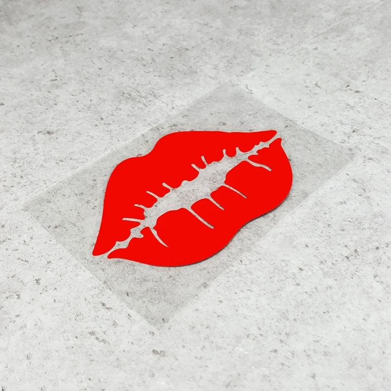 

Car Styling Cartoon Hot Sexy Red Lip Phone Laptop Decorate Sticker Decals