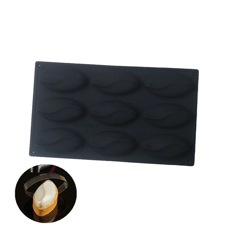 9 отверстий форма для хлеба силиконовая торта антипригарный лоток багет батут