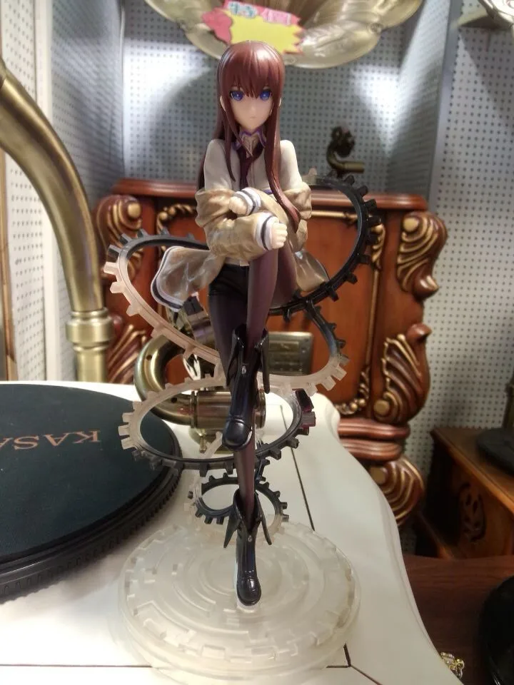 1 шт. новые японские аниме ворота Steins 3 поколения Makise Kurisu Ver. Масштаб 1/7 ПВХ игрушка