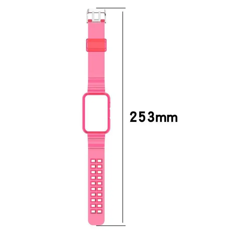 smartwatch replacement clear wristband wearable devices smart accessories transparent band for huawei watch fit strap free global shipping