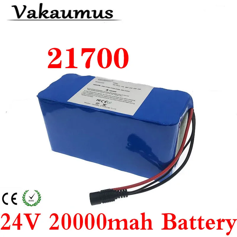 

Аккумулятор для электрического скутера 24 в 20 Ач, 21700 упаковок высокого качества, 7S 3P с BMS, подходит для менее 750 Вт, горного велосипеда