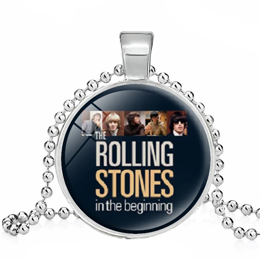 Знаменитая рок-группа ожерелья с Роллинг камушками красный язык Мик яггер