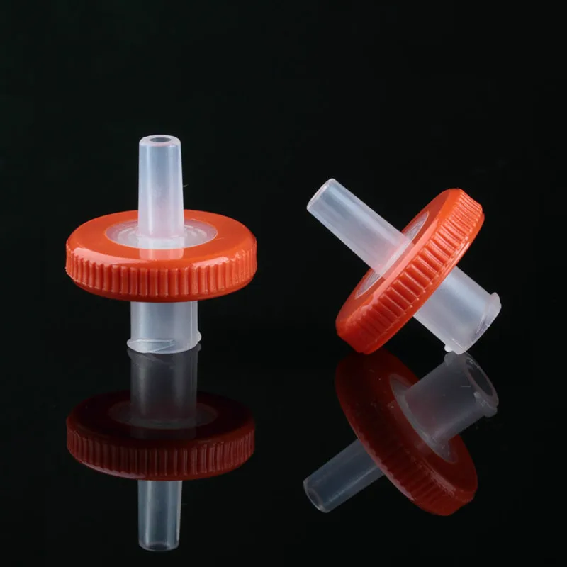 Шприцевой фильтр PTFE Luer Lock 13 мм/25 мм изготовлен из гидрофильного