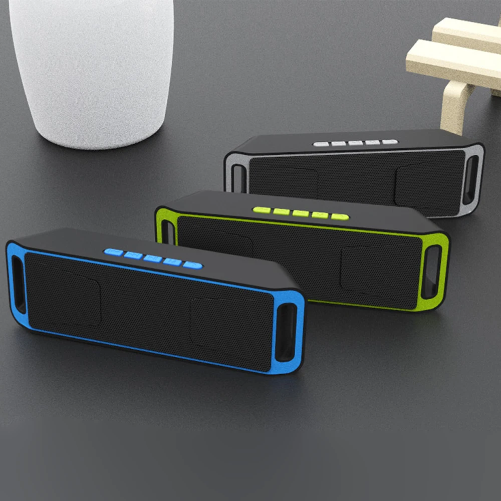 50 шт. беспроводной усилитель Bluetooth динамик стерео сабвуфер двойной Портативный USB