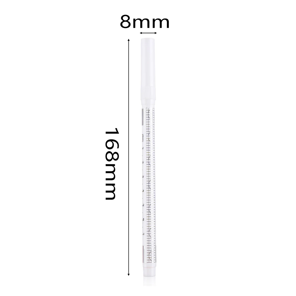 1 шт. белая маркировочная ручка для татуажа бровей боди арт хирургическая отметка