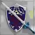 80 см подарок для ролевых игр 1:1 меч и щит из парашютного шнуранабор, безопасный подарок для детей, оружие из полиуретана, косплей меч