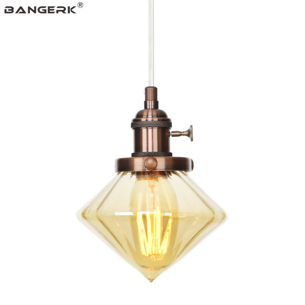 Декоративные алмазные подвесные светильники в стиле лофт современный