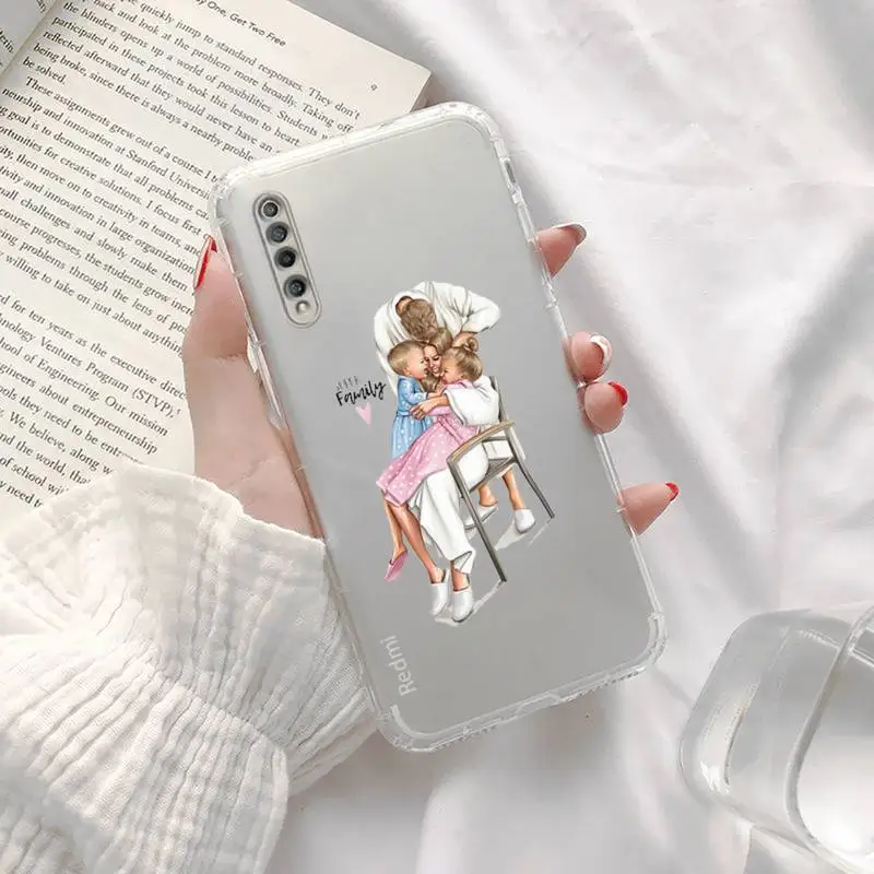 

Mom and baby-1 Phone Case Transparent For Xiaomi Redmi K30 10T 10X 9 9A 8 8A 7 7A 6 K40 T S PRO 5G