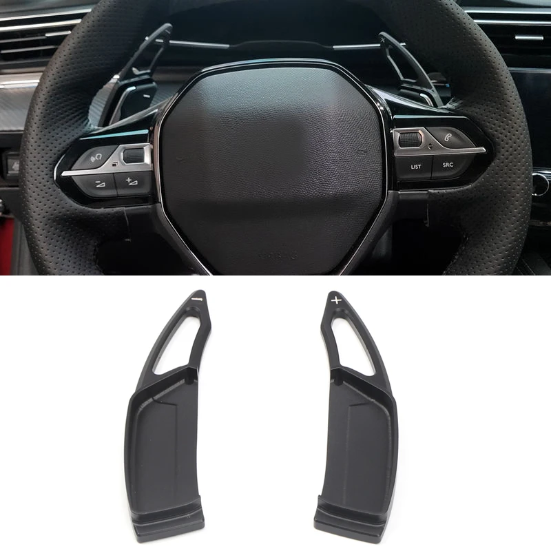 Для Peugeot 3008 GT 5008 2017 2018 2019 руль DSG весла наклейки для наращивания 2 шт. автомобиля