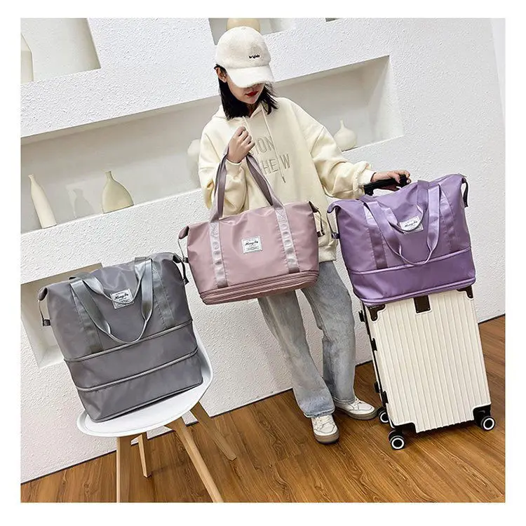 2021 Women's Handbags Fashion Style Waterproof Oxford Large Capacity Luggage Duffle Bag Casual Travel PT797 | Багаж и сумки