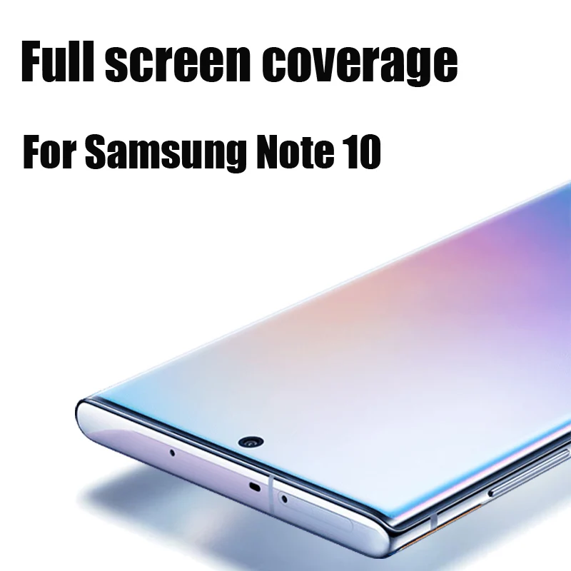 УФ жидкий Полный Клей протектор экрана для samsung Galaxy S10 S9 S8 Plus Lite для samsung Note 10 8 9 S7 Edge Закаленное стекло пленка