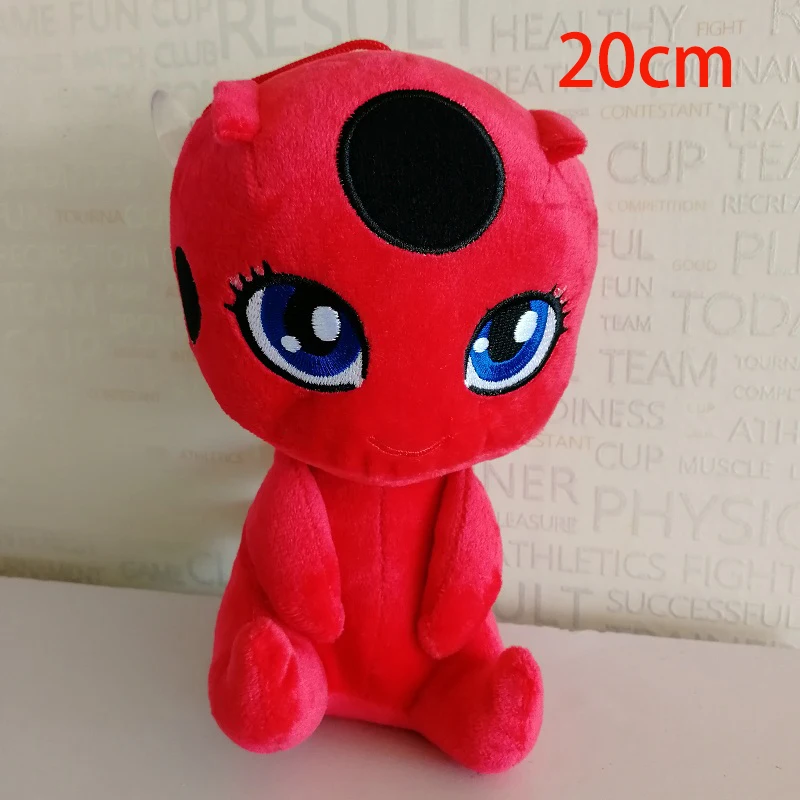 15/20cm Cartoon Animal Ladybug Lady Bug Figures Toys Lady Bug Soft Plush Stuffed Doll Kids Boys Girls Birthday Gift - Цвет: 1pc