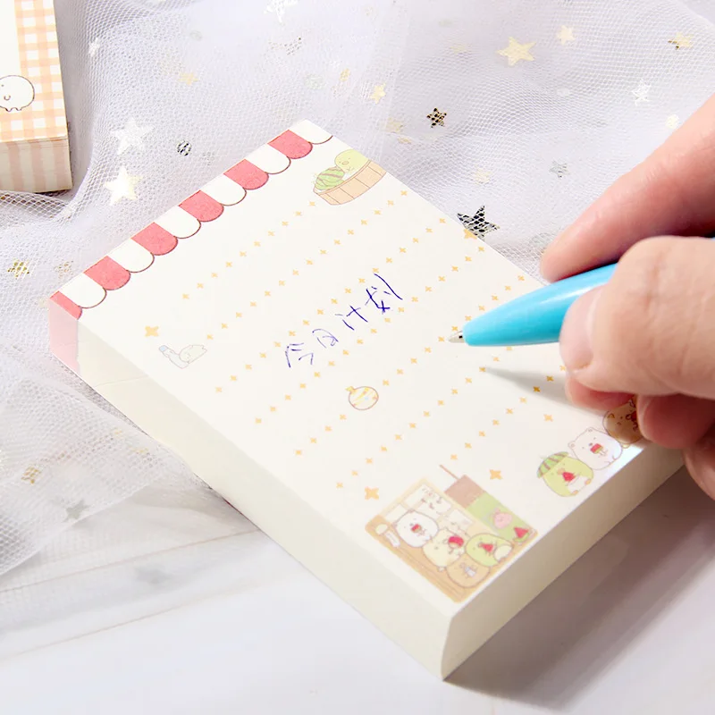 Милый мультфильм Kawaii Sumikko Gurashi вкладыш блокнот для заметок планировщик сделать