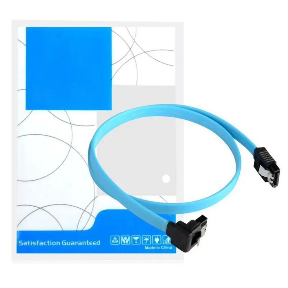 2019 5 шт. 18 &quotSATA 3 0 кабель SATA3 III 6 ГБ/сек. под прямым углом 90 градусов для жесткого