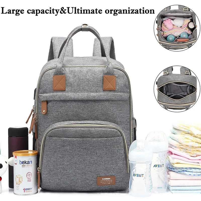 Многофункциональный дорожный рюкзак для подгузников с USB портом|Сумки